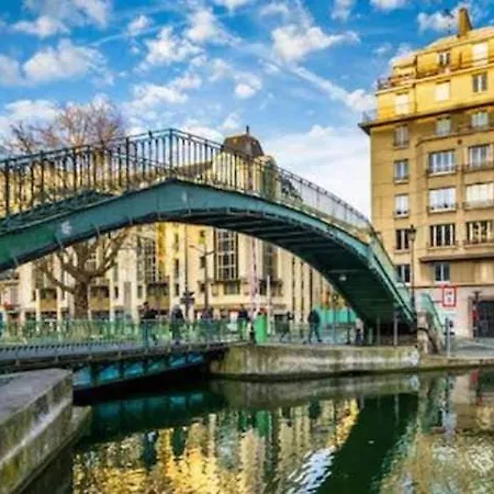 Serein Appt With Balcony - 3bd 5p - Canal St Martin Apartment *